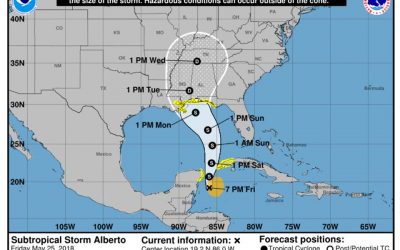 It’s Hurricane & Tropical Storm Season On June 1st –But Alberto’s Already Here!