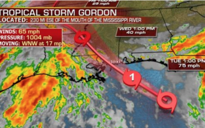 Tropical Storm Gordon Update