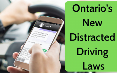 New Distracted Laws In Ontario – You Better Read This!