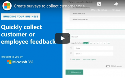 How To Create Information Gathering Forms With Microsoft Office 365