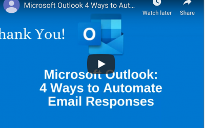 How to Automate Microsoft Outlook Email Responses